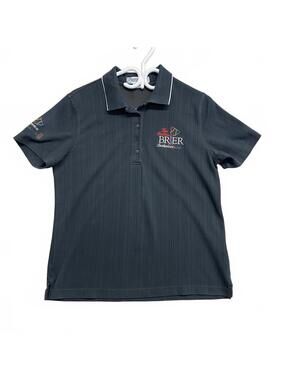 Tim Hortons 2012 Brier Saskatoon Monsanto Extreme Ladies Black Polo Shirt Medium